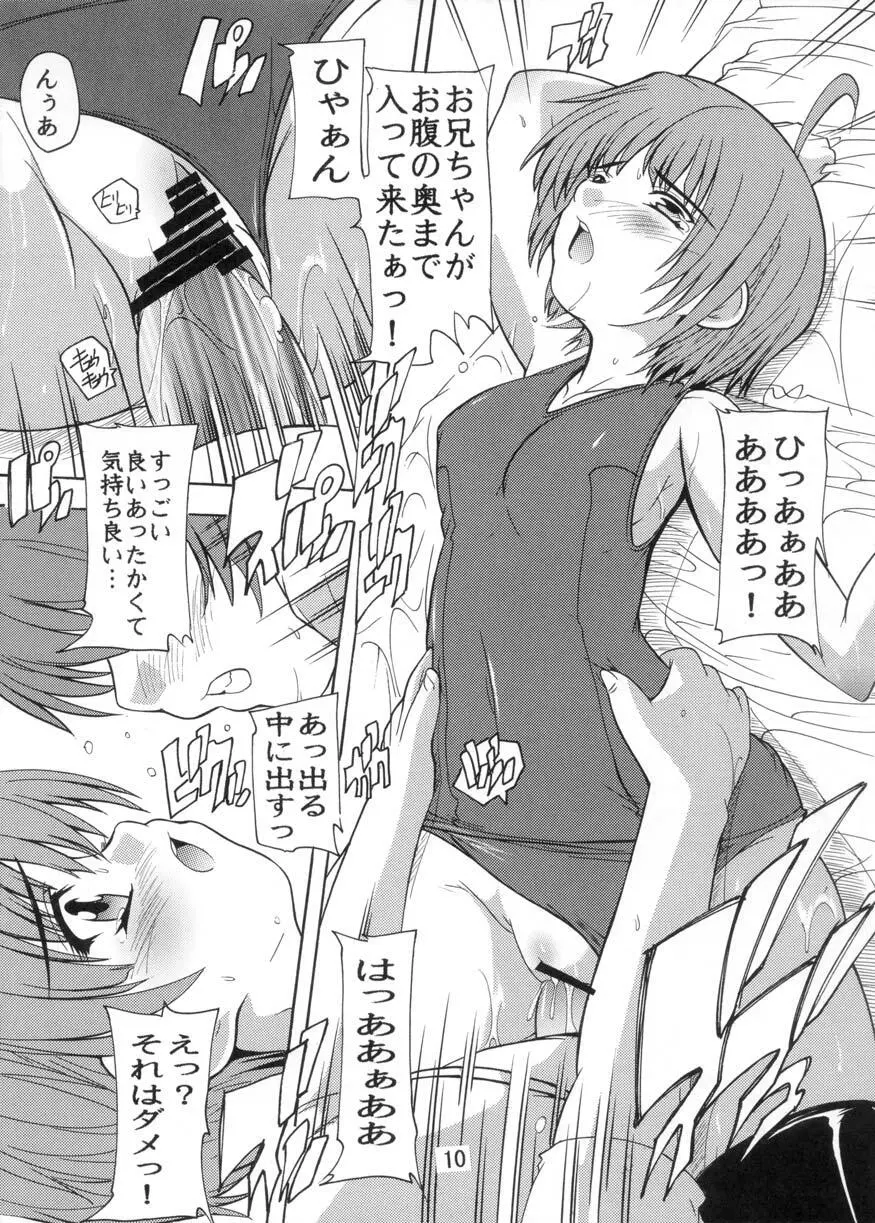 妹の誘惑～お兄ちゃんはスク水ニーソがお好き～ - page10