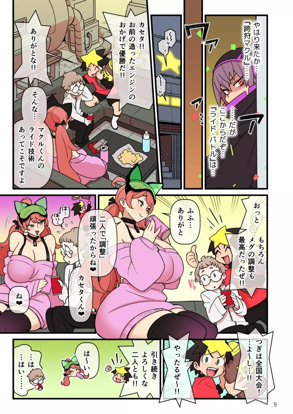 超電動!!ライド・バトル - page6