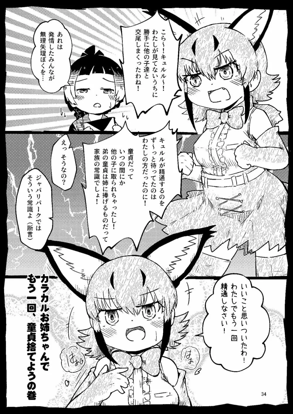 [namazine (沼底なまず)] キュルルちゃんのスケ(ベエ)ッチブック (けものフレンズ) [DL版] - page34