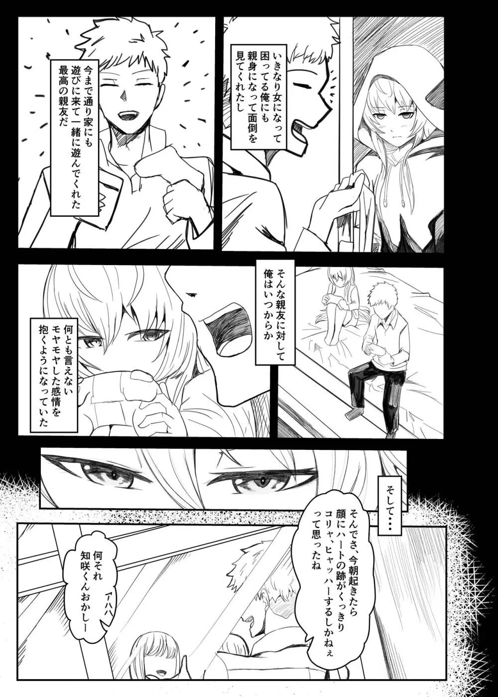 銀髪赤目TS美少女_幼なじみ_〇〇する話 - page6