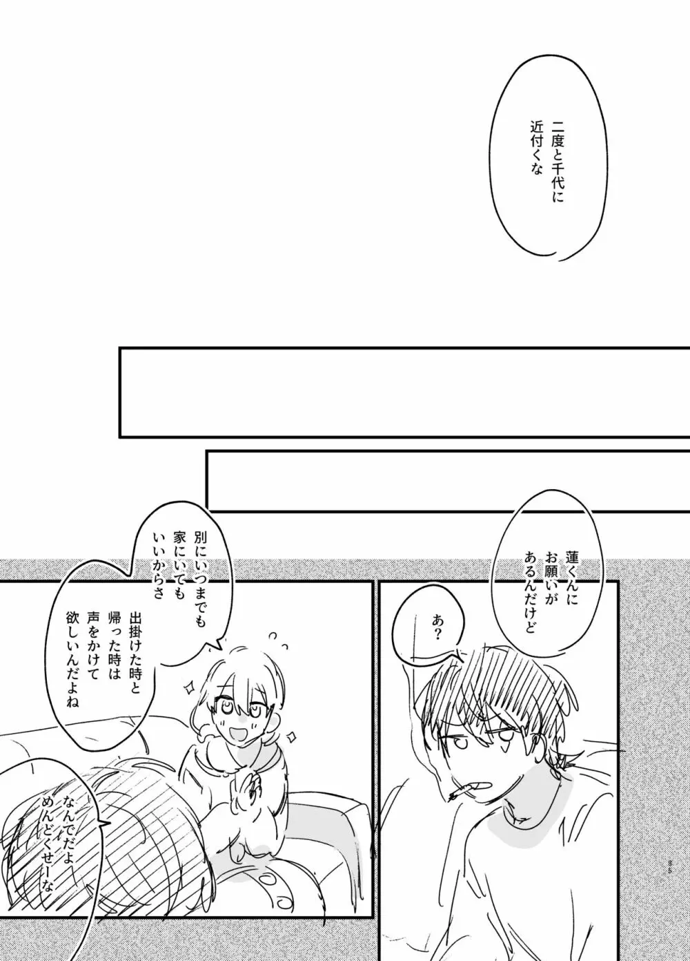 最強ヒモクズ祓い屋蓮くんに抱き潰されるまで - page85