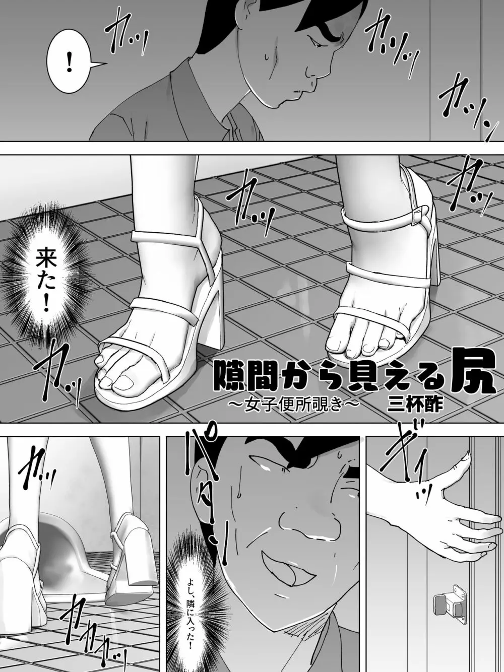 隙間から見える尻～女子便所覗き～ - page2