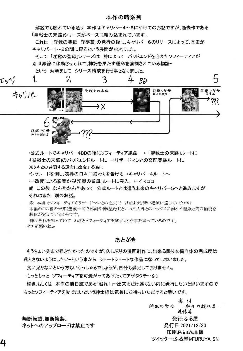 (C99) [ふる屋 (TAKE)] 淫獄の聖母 -神々の戯れII- 追憶篇 (ソウルキャリバー) - page33