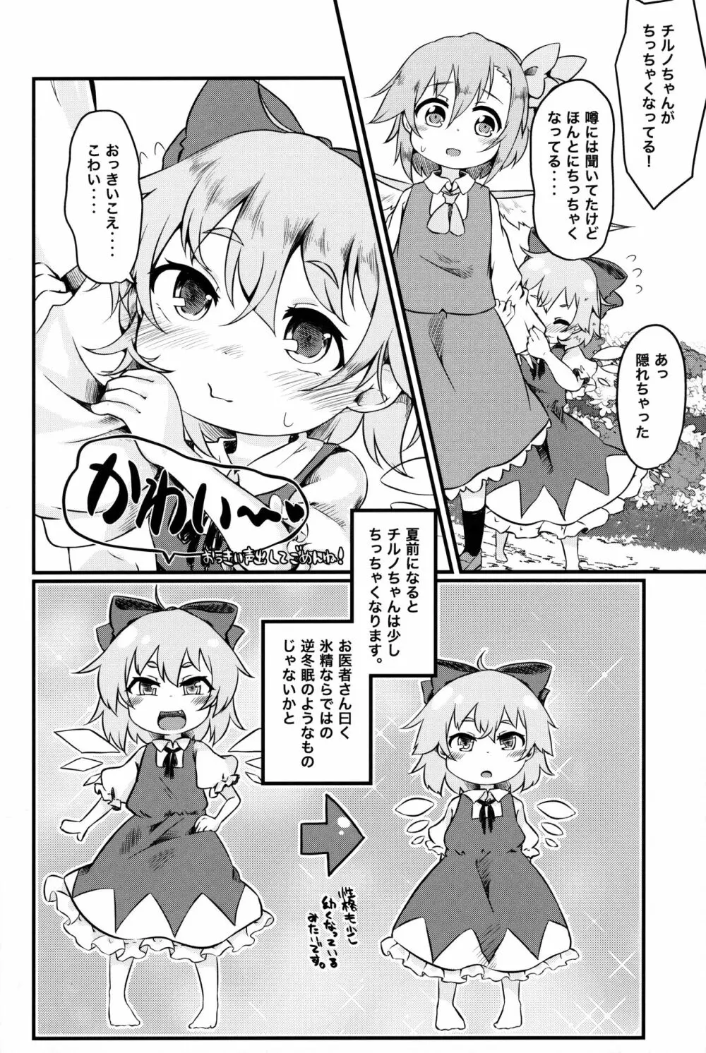 ちっちゃいチルノちゃんが可愛すぎるのがいけないんだからね - page5