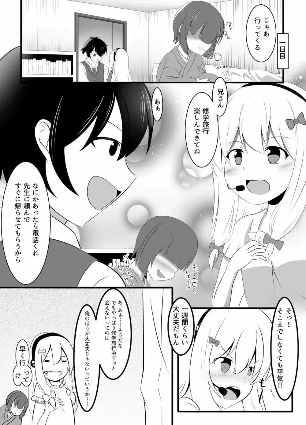 不在の兄と引きこもりの妹 - page3