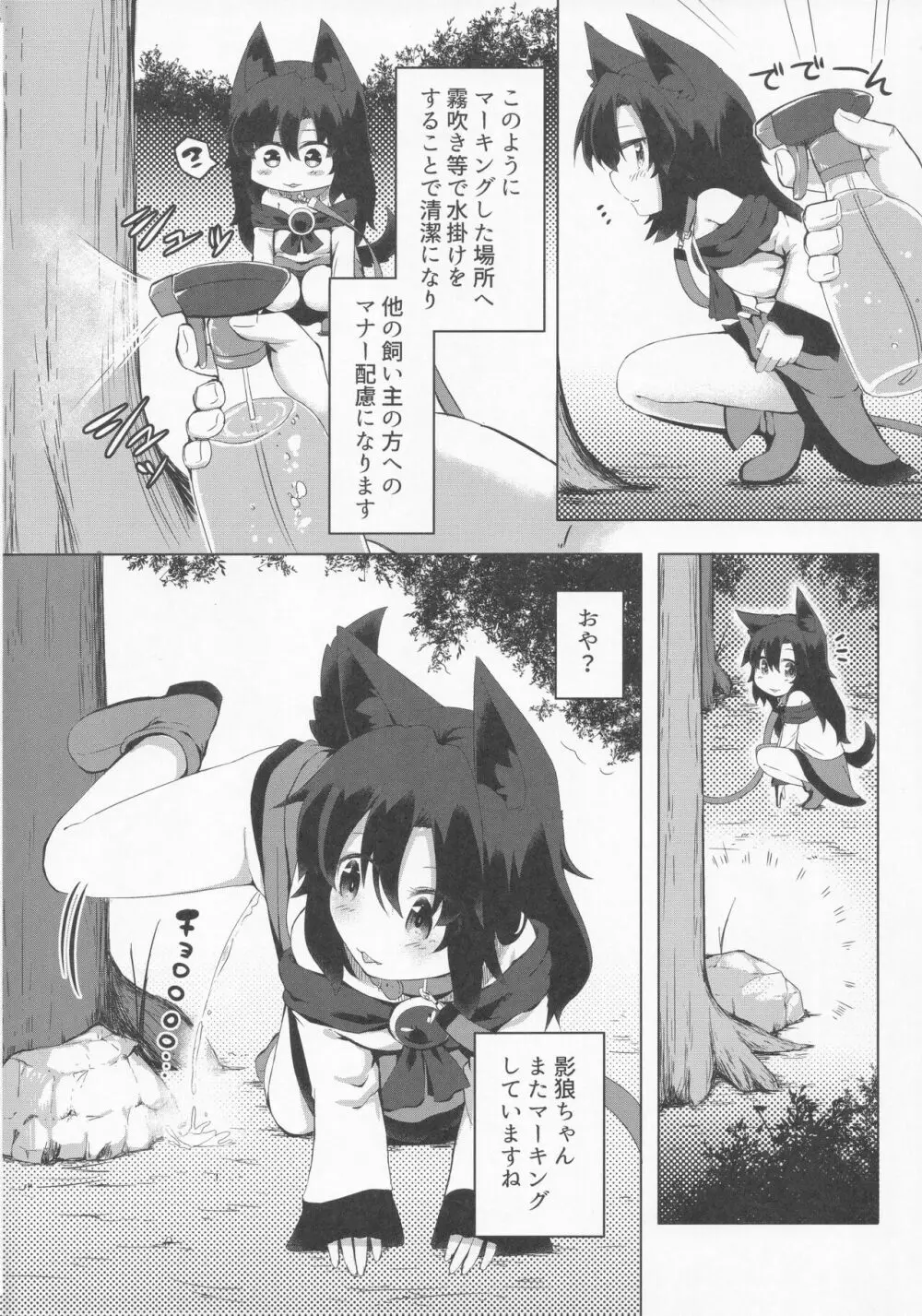 影狼ちゃんの飼い方2 おさんぽ編 - page5