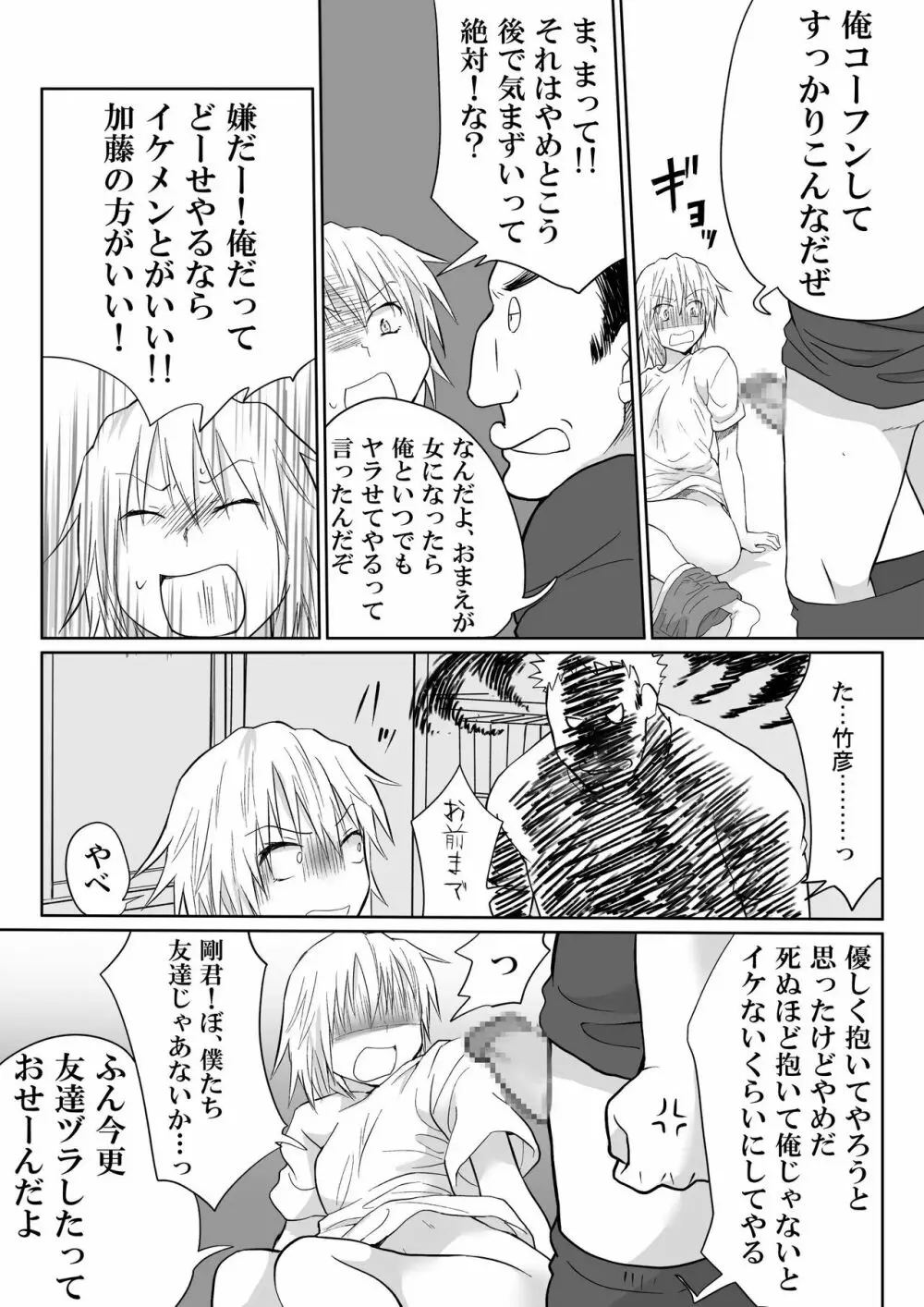 三下の俺が美少女になって犯されるわけがない! - page10