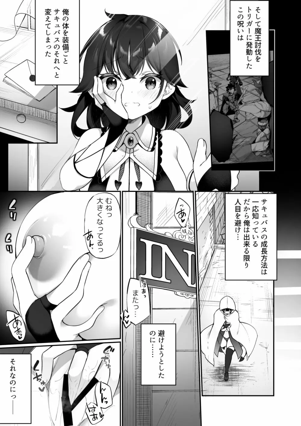 魔王に挑んだ勇者がサキュバスに堕ちていく話 - page11