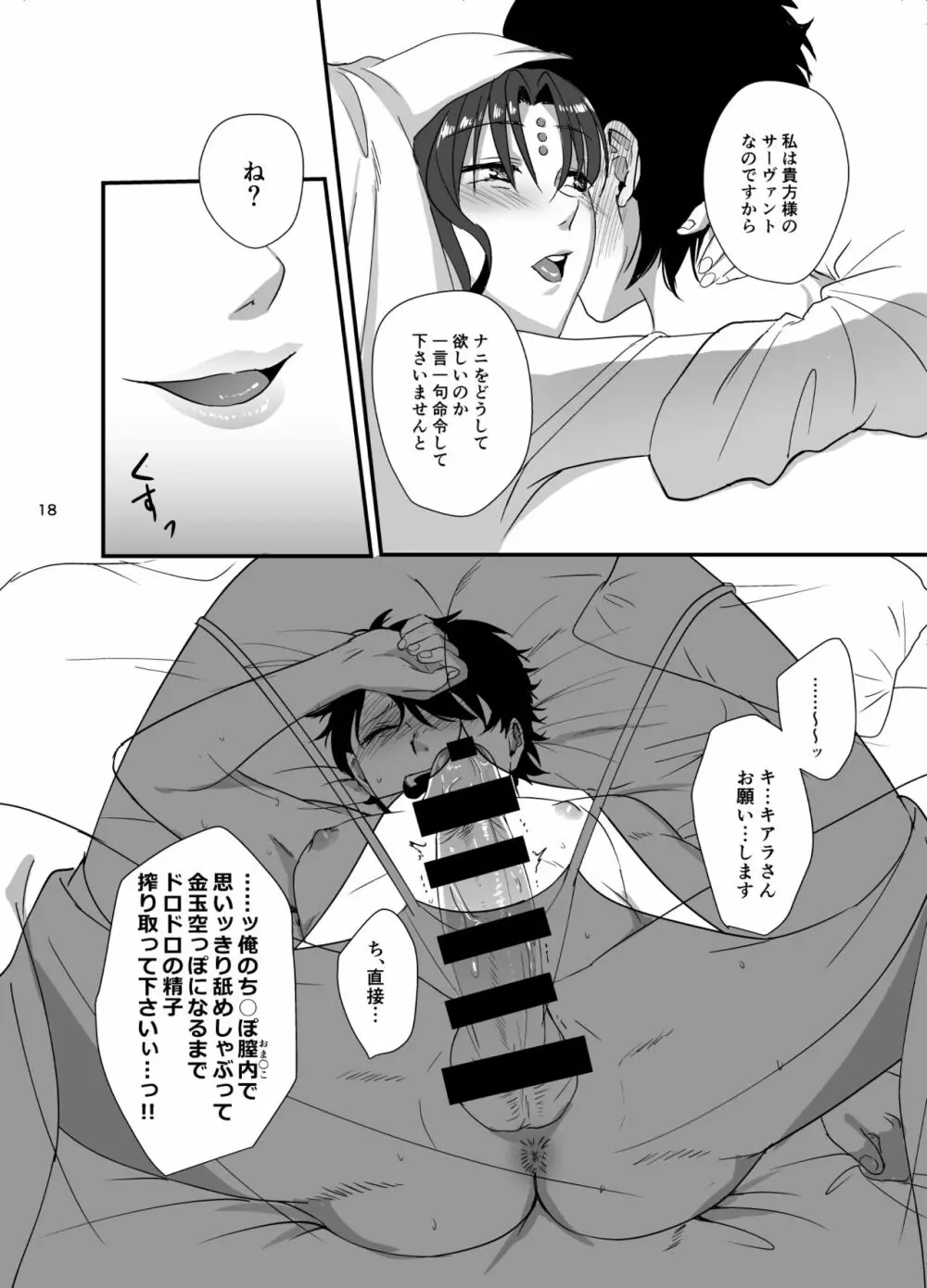 セッ○スしないと出られない部屋にレイシフトして快楽堕ちさせられてしまった俺 - page17