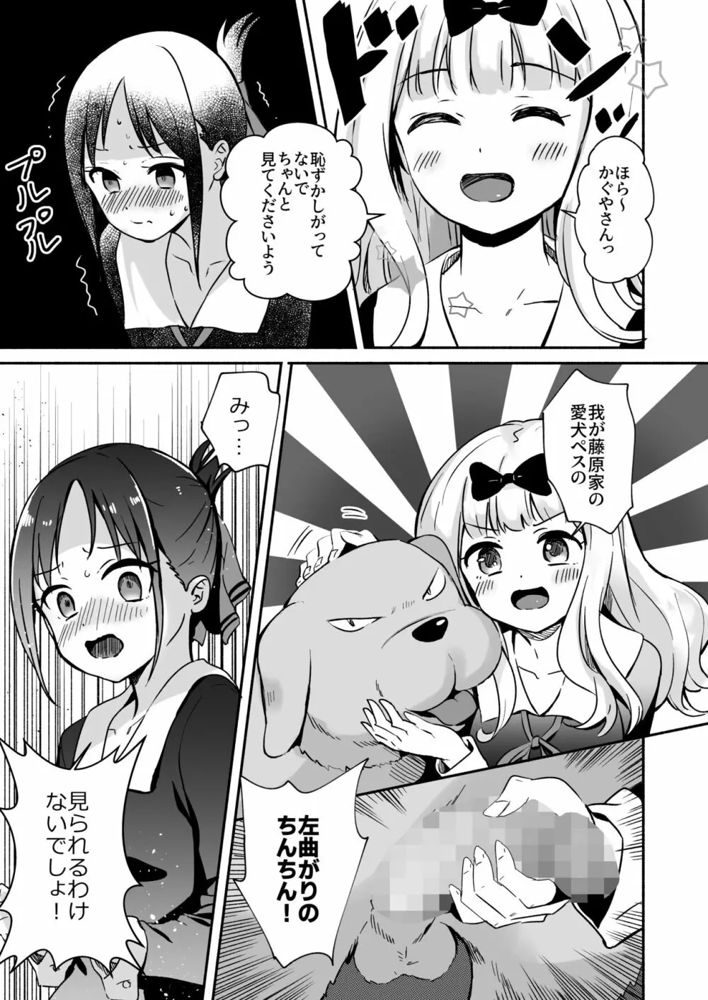 かぐやさんにペスの性処理を手伝っていただきました - page3