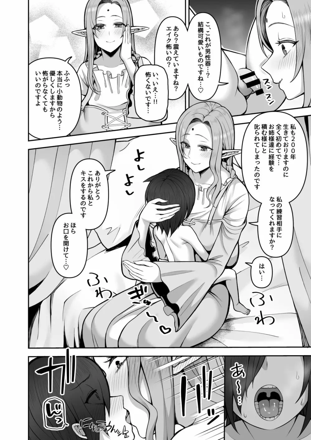 200年もの処女エルフショタを飼う - page11