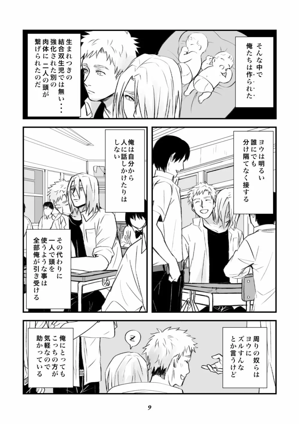 双頭男子の性事情 - page8