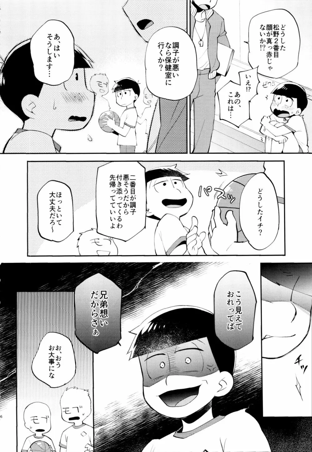 おれの兄さんが猫背なのは〇〇してるせい - page6