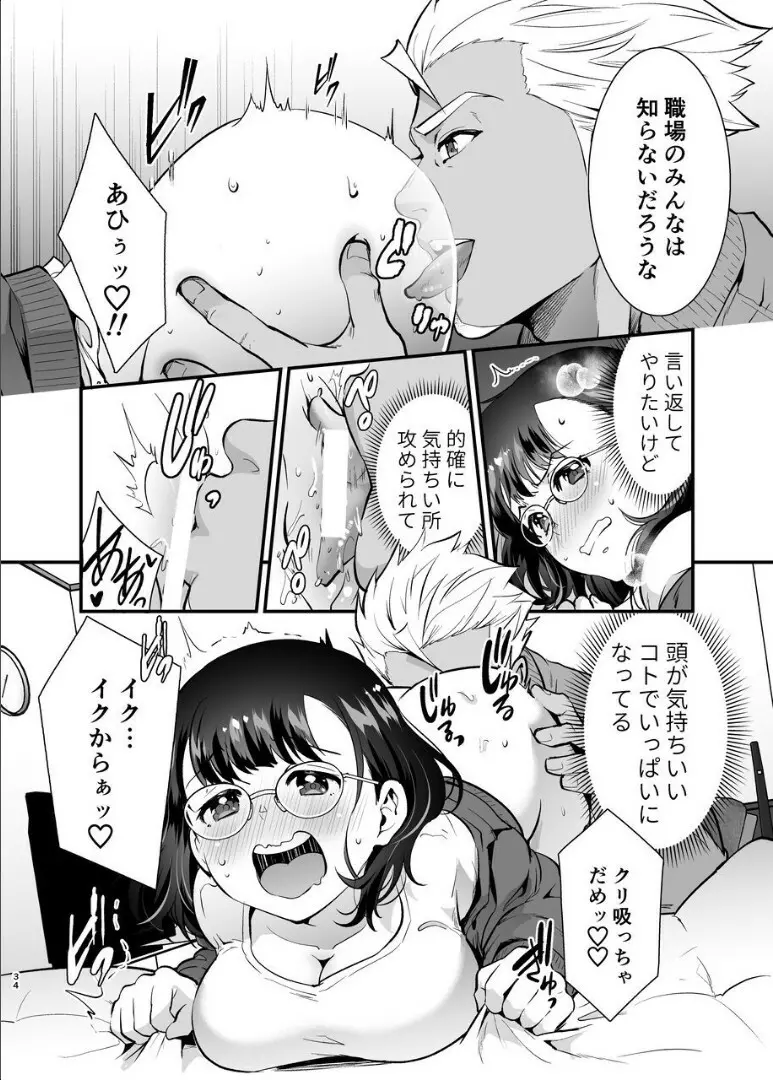 性欲を持て余す地味でネクラな私がガテン系上司に喰べられる3日間 - page35