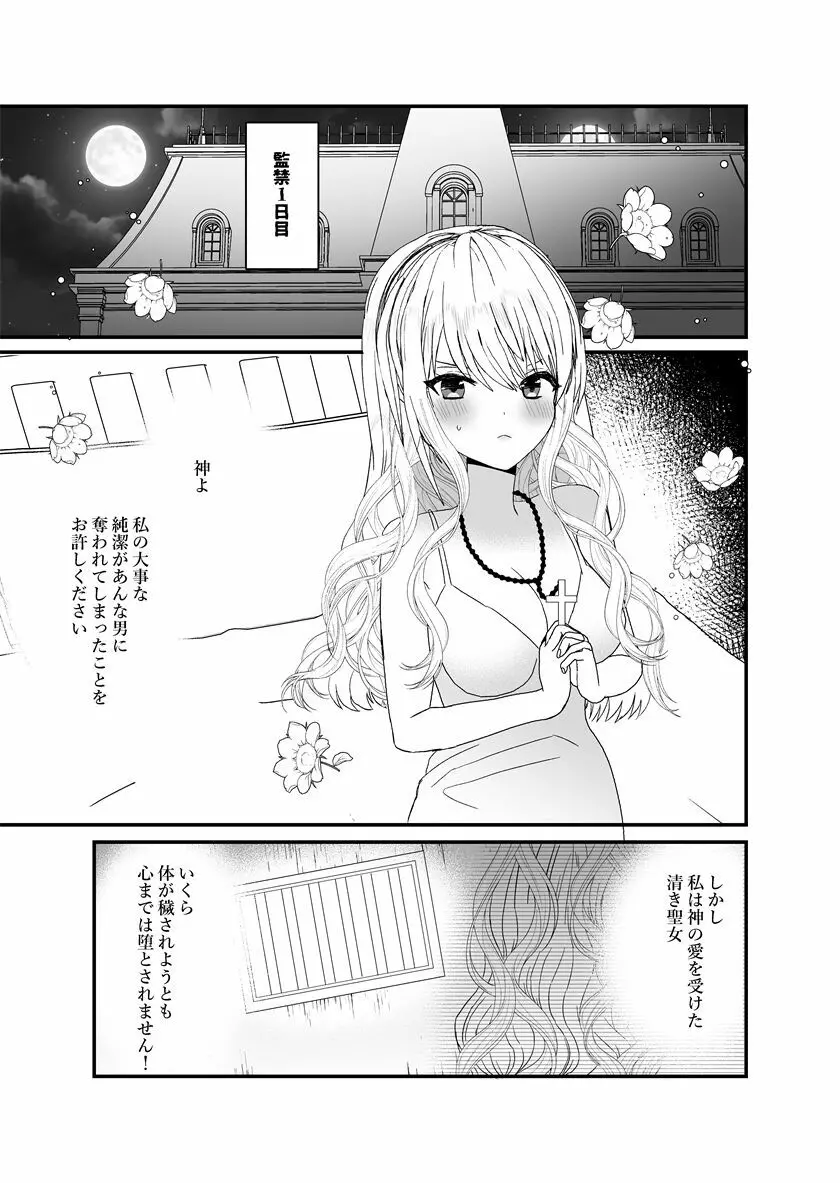 聖女ちゃんは鬼畜吸血鬼の淫乱調教に絶対負けない! - page28