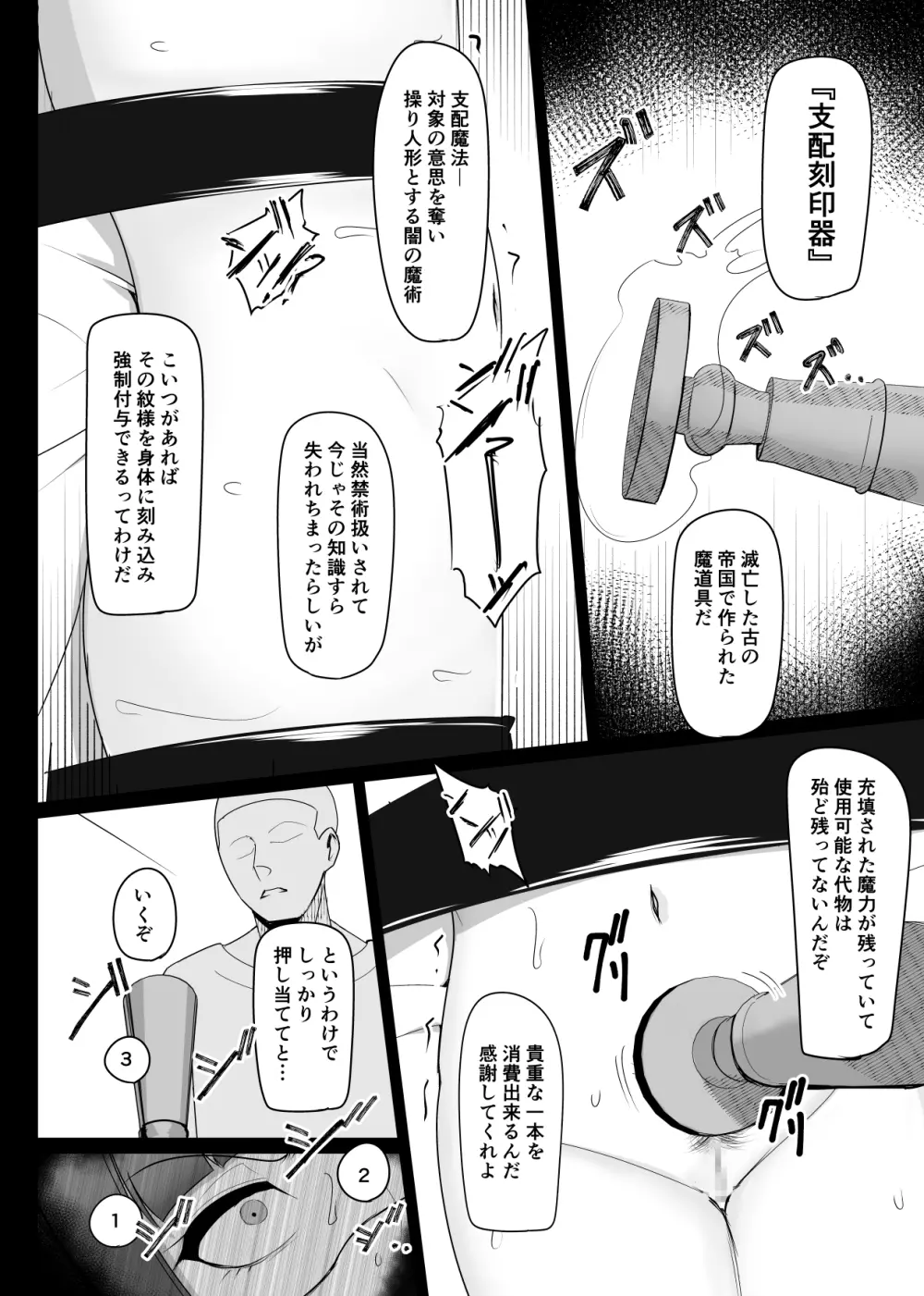 支配刻印 高飛車な女魔術師が知らない間に玩具にされる - page12