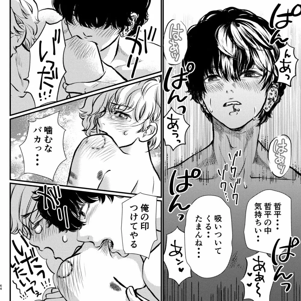 ヤバい同級生にロックオンされてます - page64