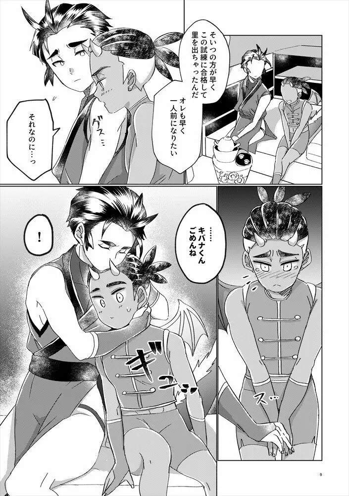 竜の男子の筆おろし - page8