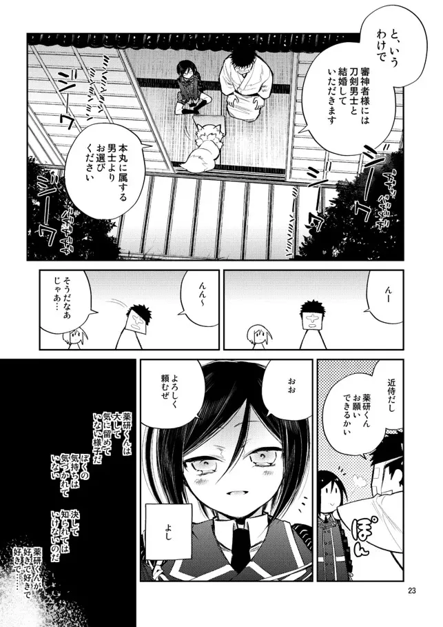 今夜は初夜です薬研くん - page21