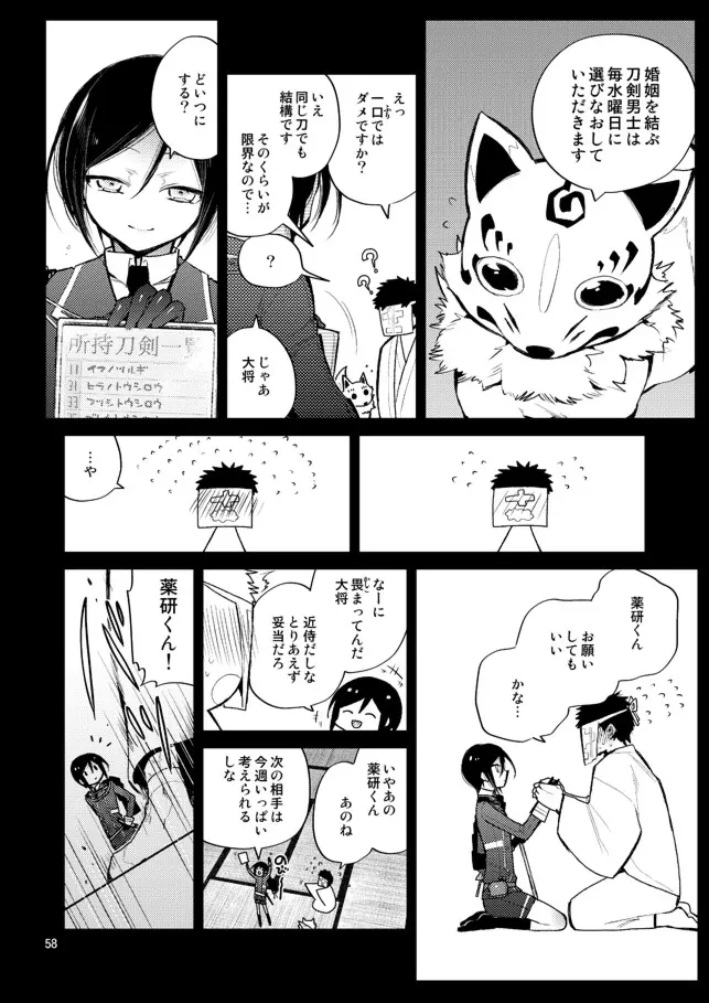 今夜は初夜です薬研くん - page55