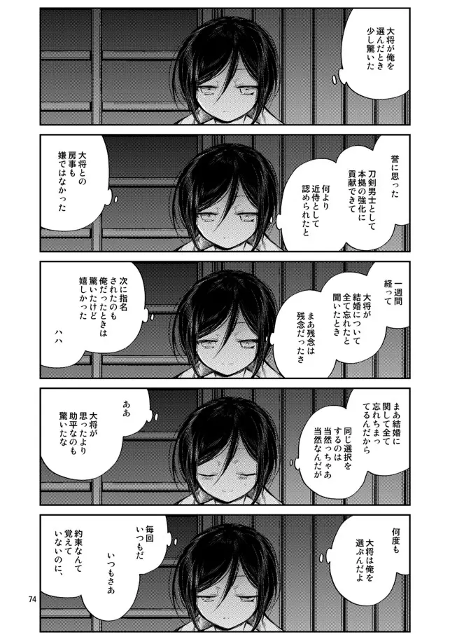 今夜は初夜です薬研くん - page70