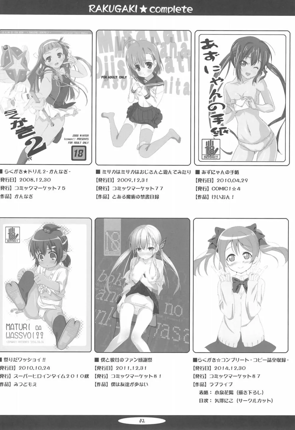 らくがき★コンプリート -コピー誌全収録本- - page2