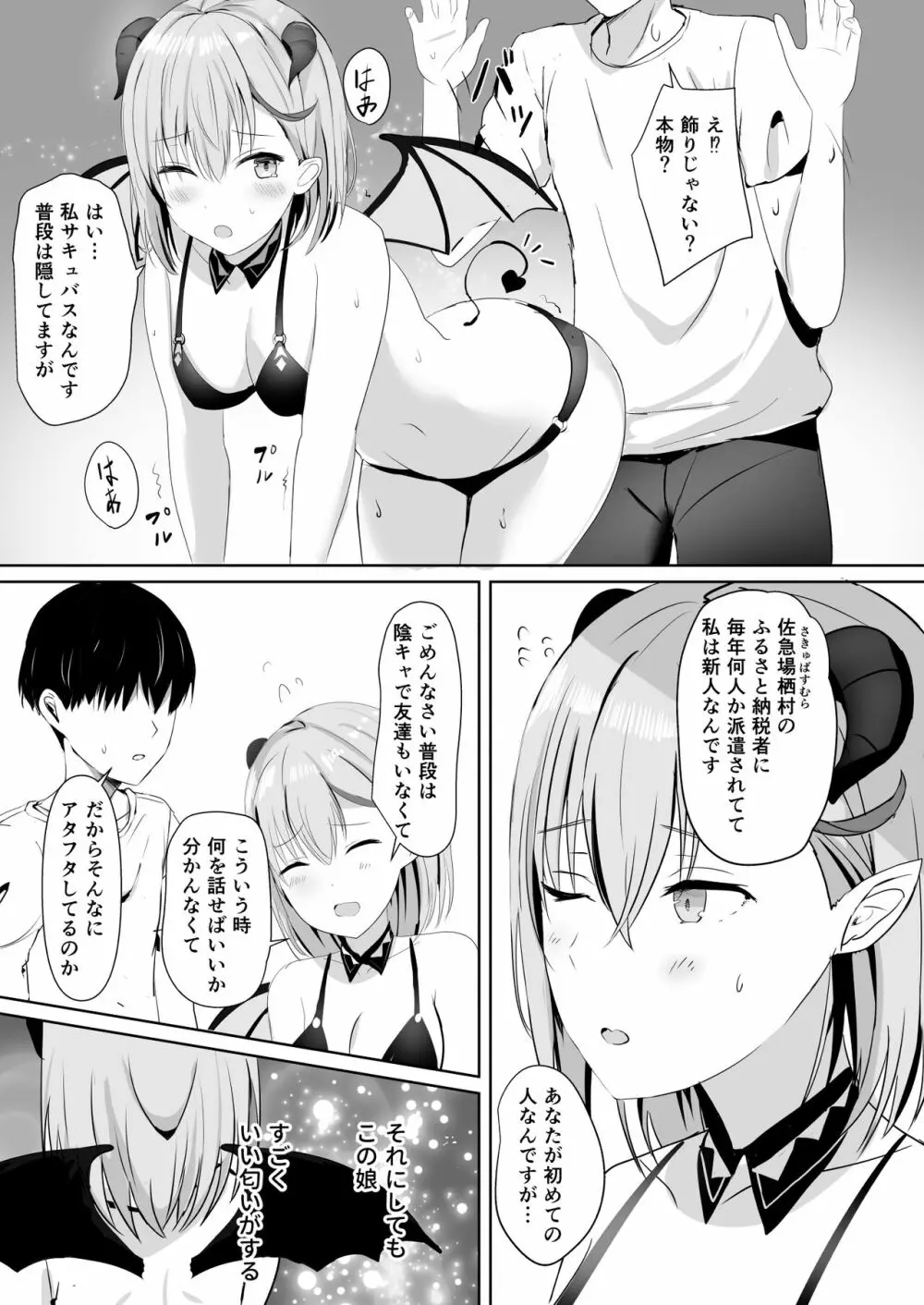 ふるさと納税したら陰キャなサキュバスが返礼されました - page10