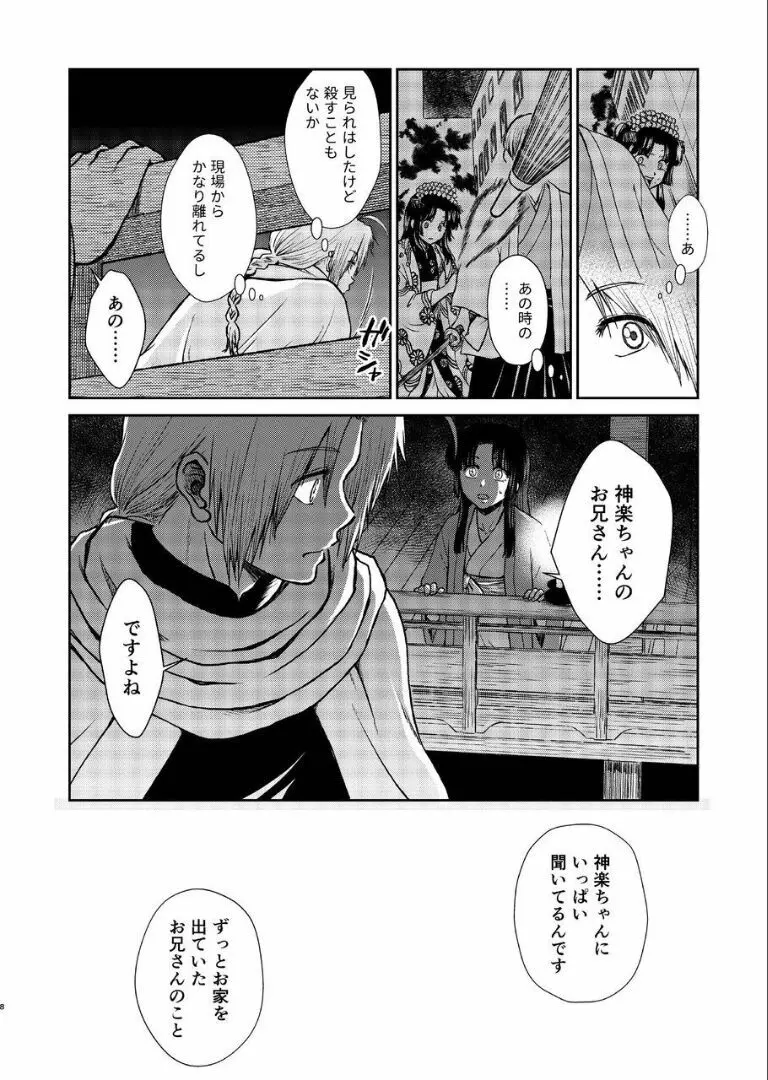 のぼる月夜の邂逅、ふたりで。 - page7