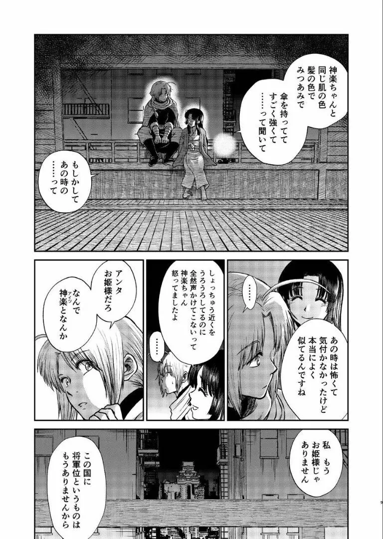 のぼる月夜の邂逅、ふたりで。 - page8