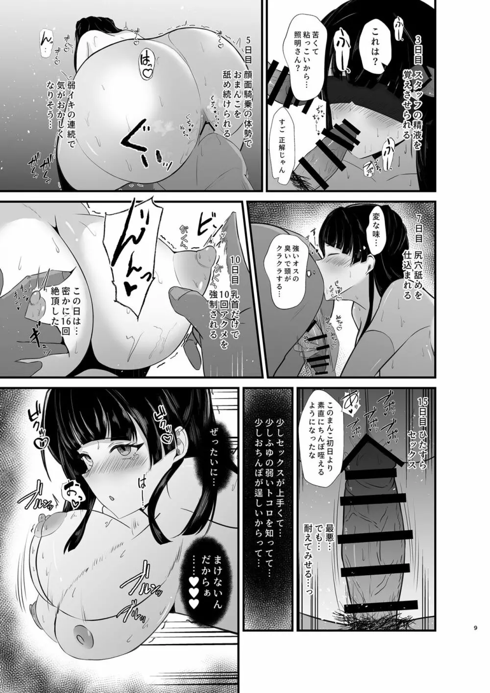 黛冬優子はドスケベ催眠に負けない! - page9