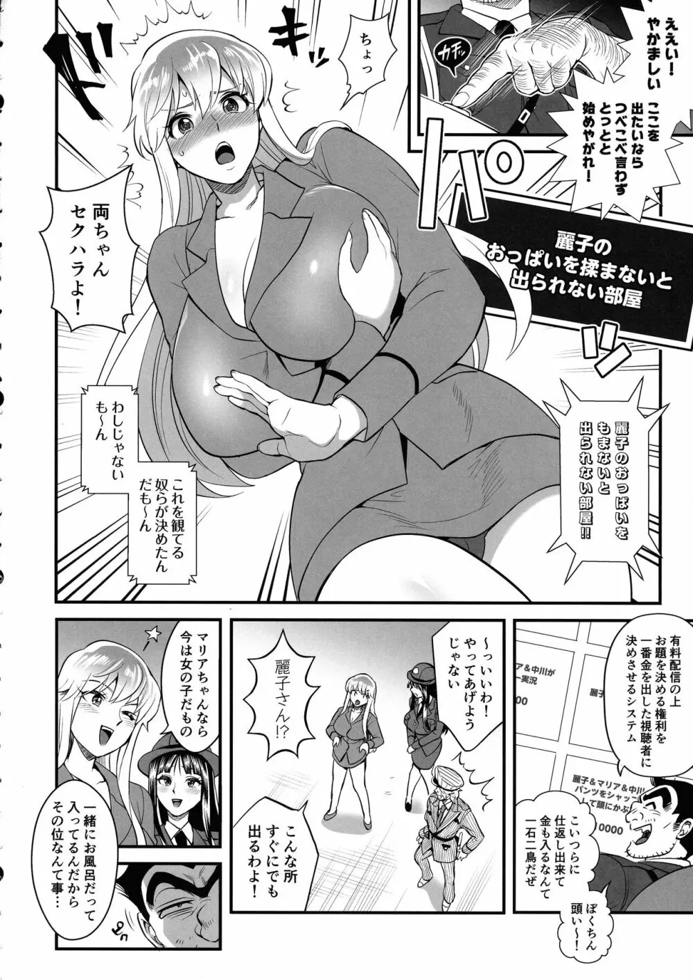 麗子&マリア&中川がオゲレツな事をしないと出られない部屋の巻 - page8