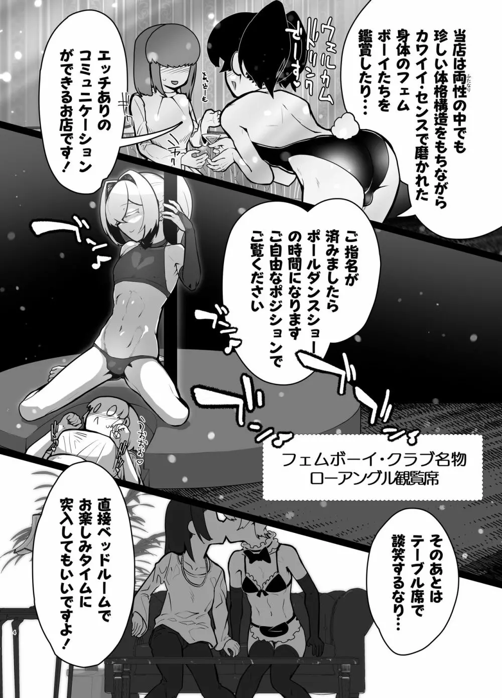 ふたなりの街のフェムボーイ・クラブ - page3