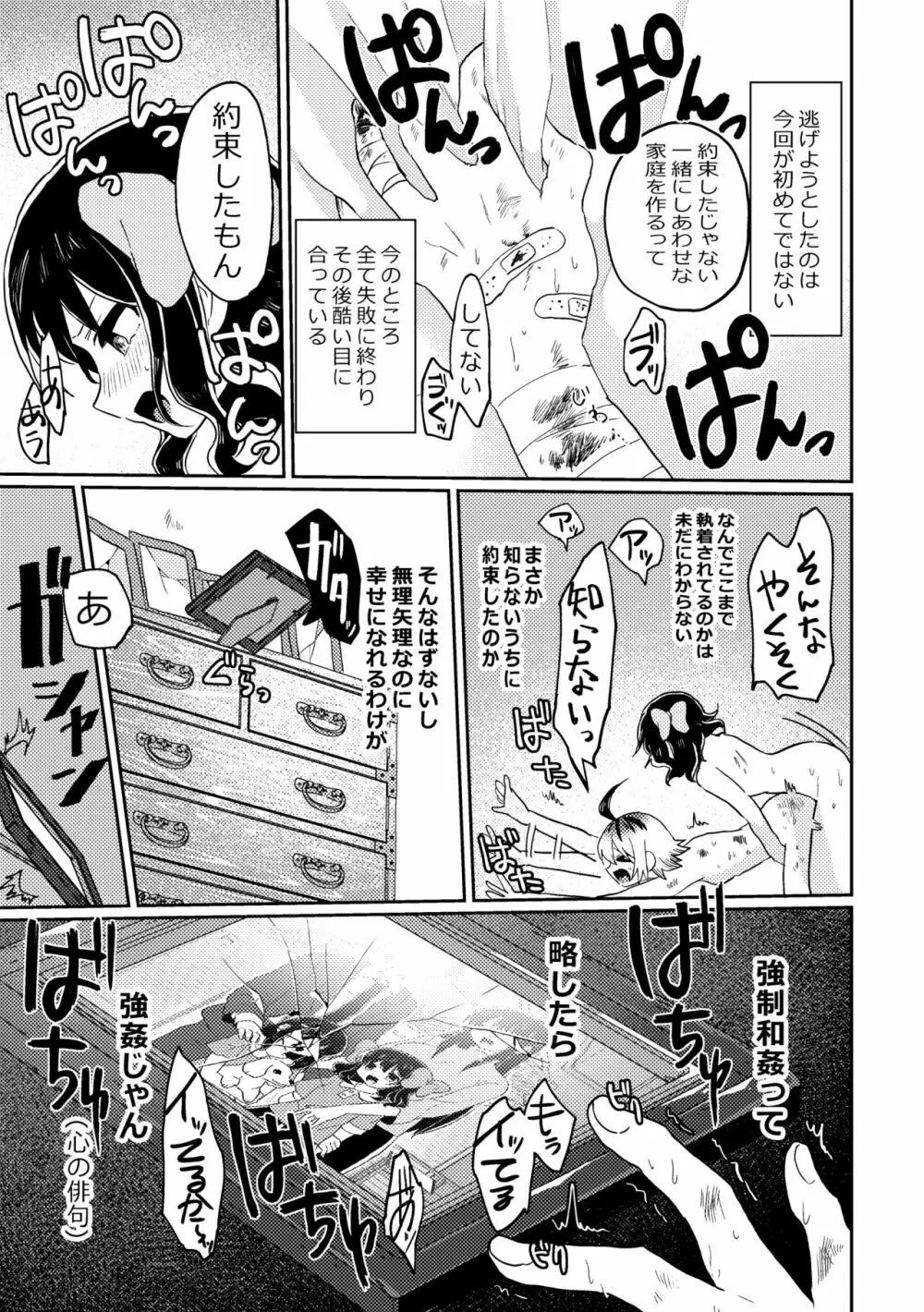 ふたなり美少女が中性的な女の子を監禁レ〇プする話 - page15