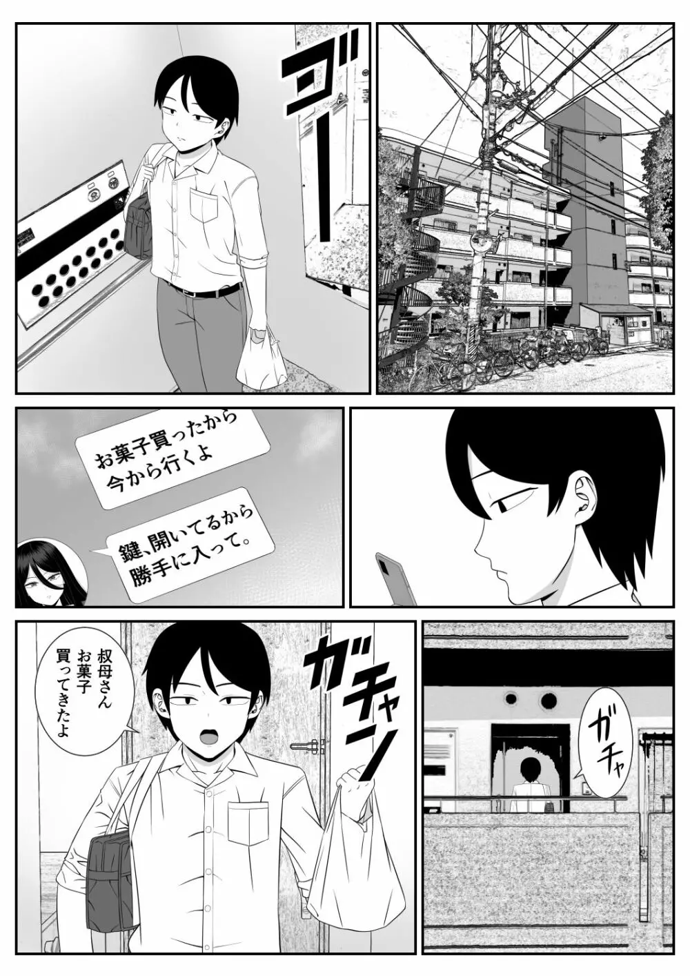 好きな叔母さんに告白したらセックスできた - page3