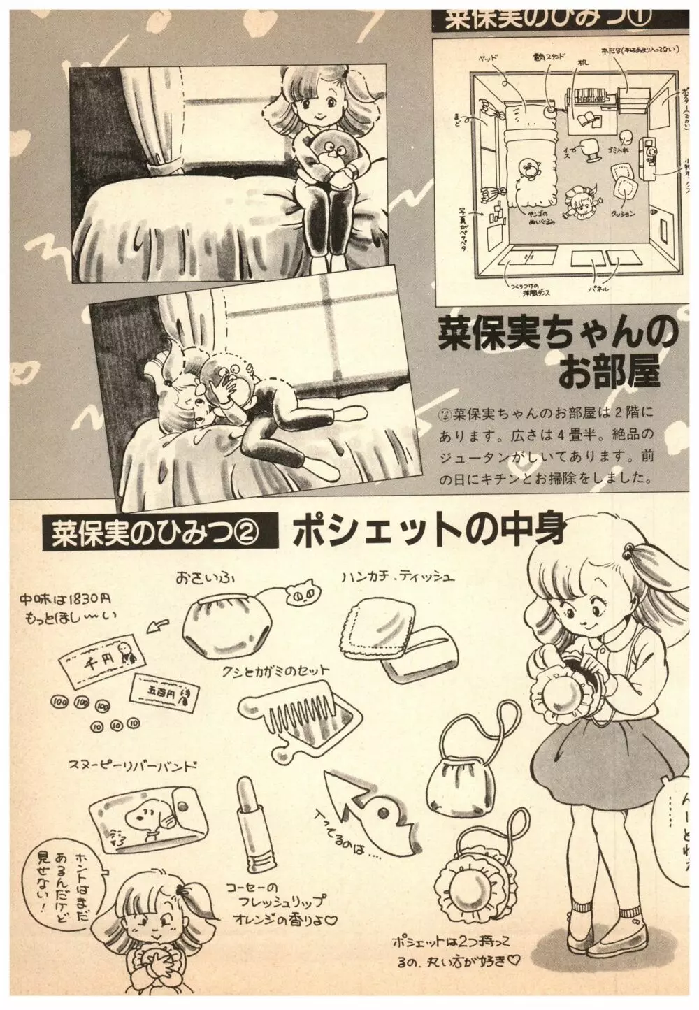 漫画ブリッコ 1984年5月増刊号 ペパーミント★ギャラリー - page51