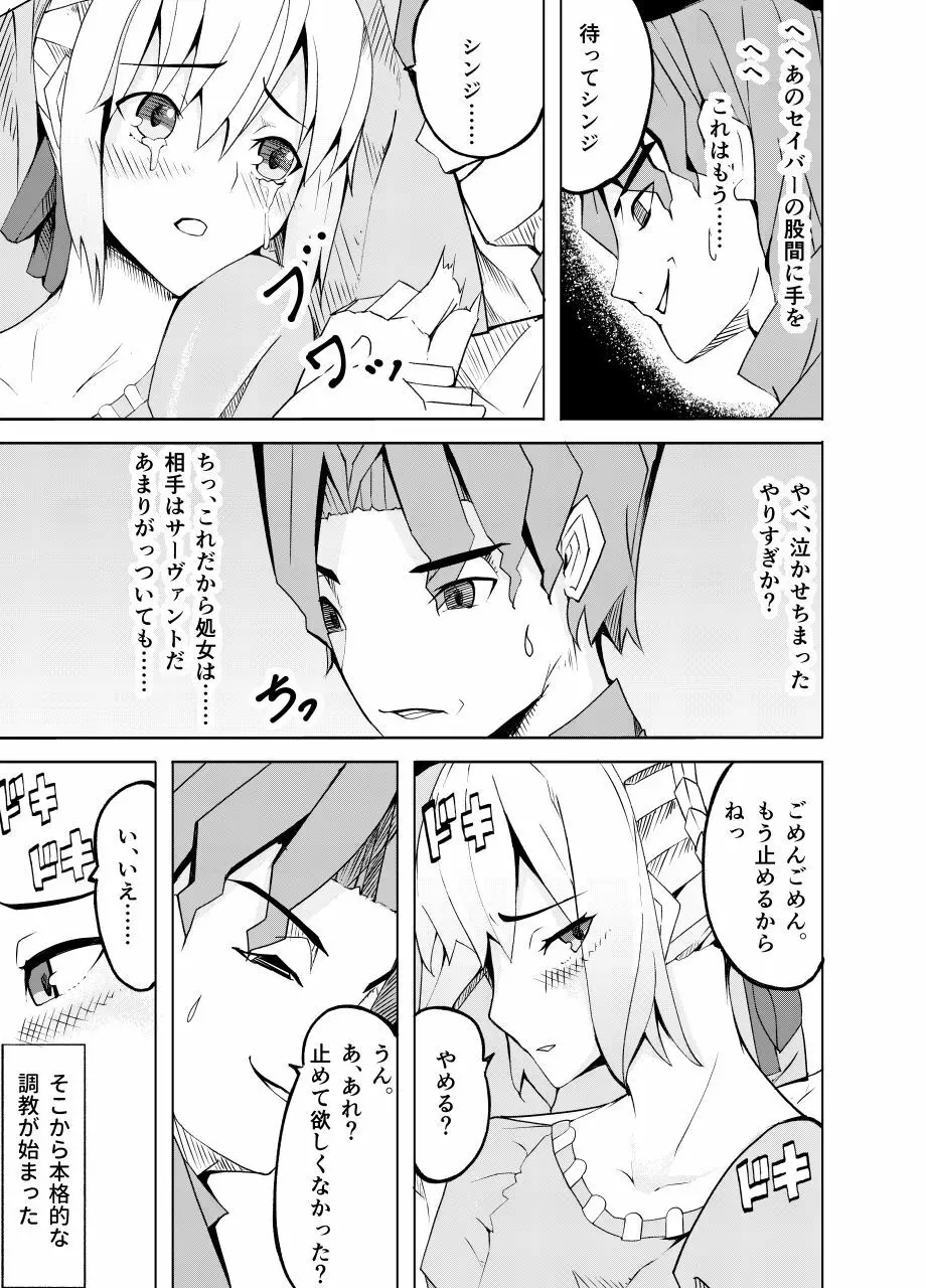 捕らえたセイバーへの調教 - page22