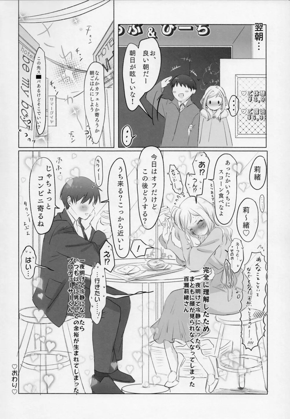 ところでプロデューサーくん、ラブホテルって何するところなの? - page27