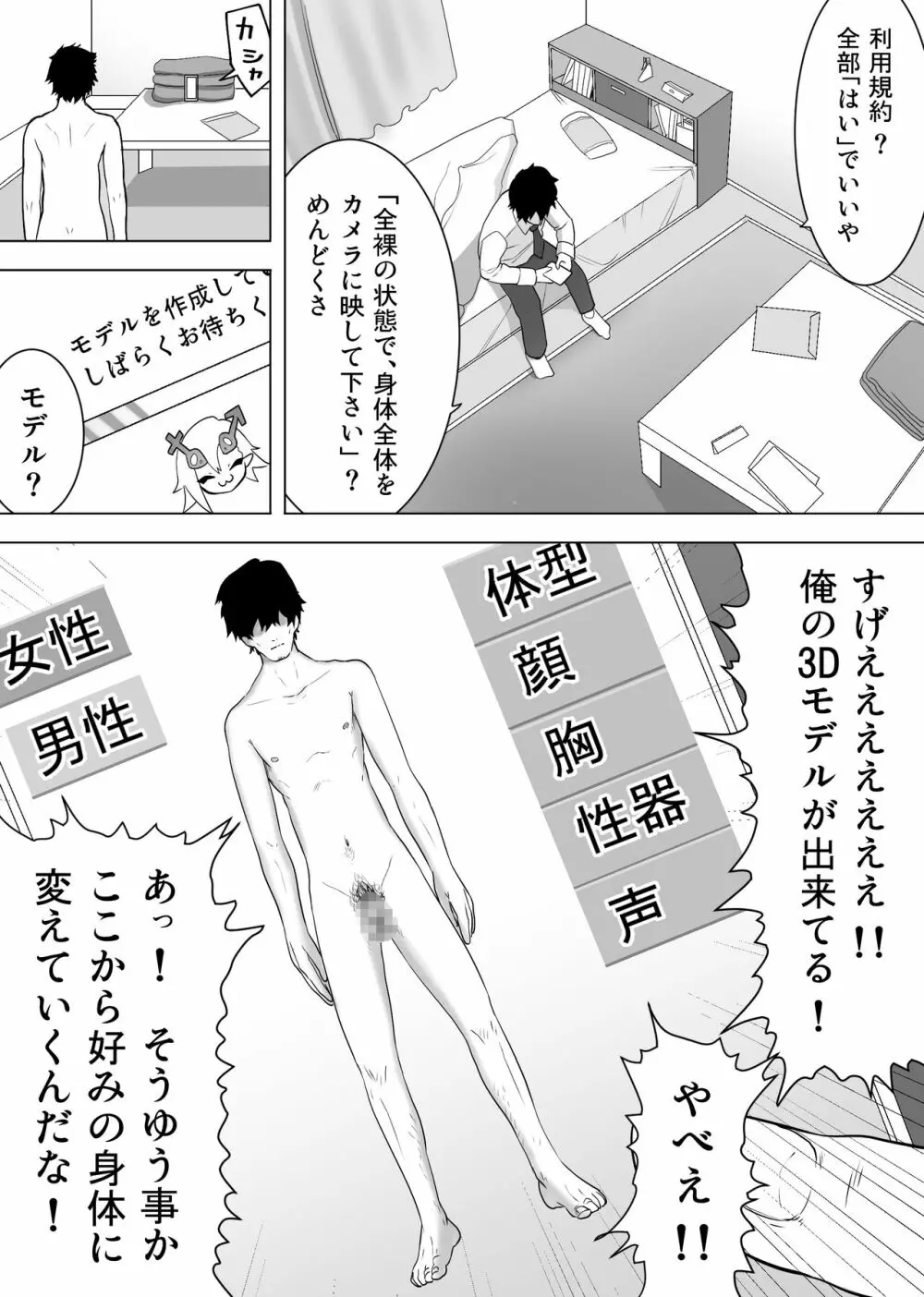 異性転生 好みのカラダにボディーチェンジ - page2