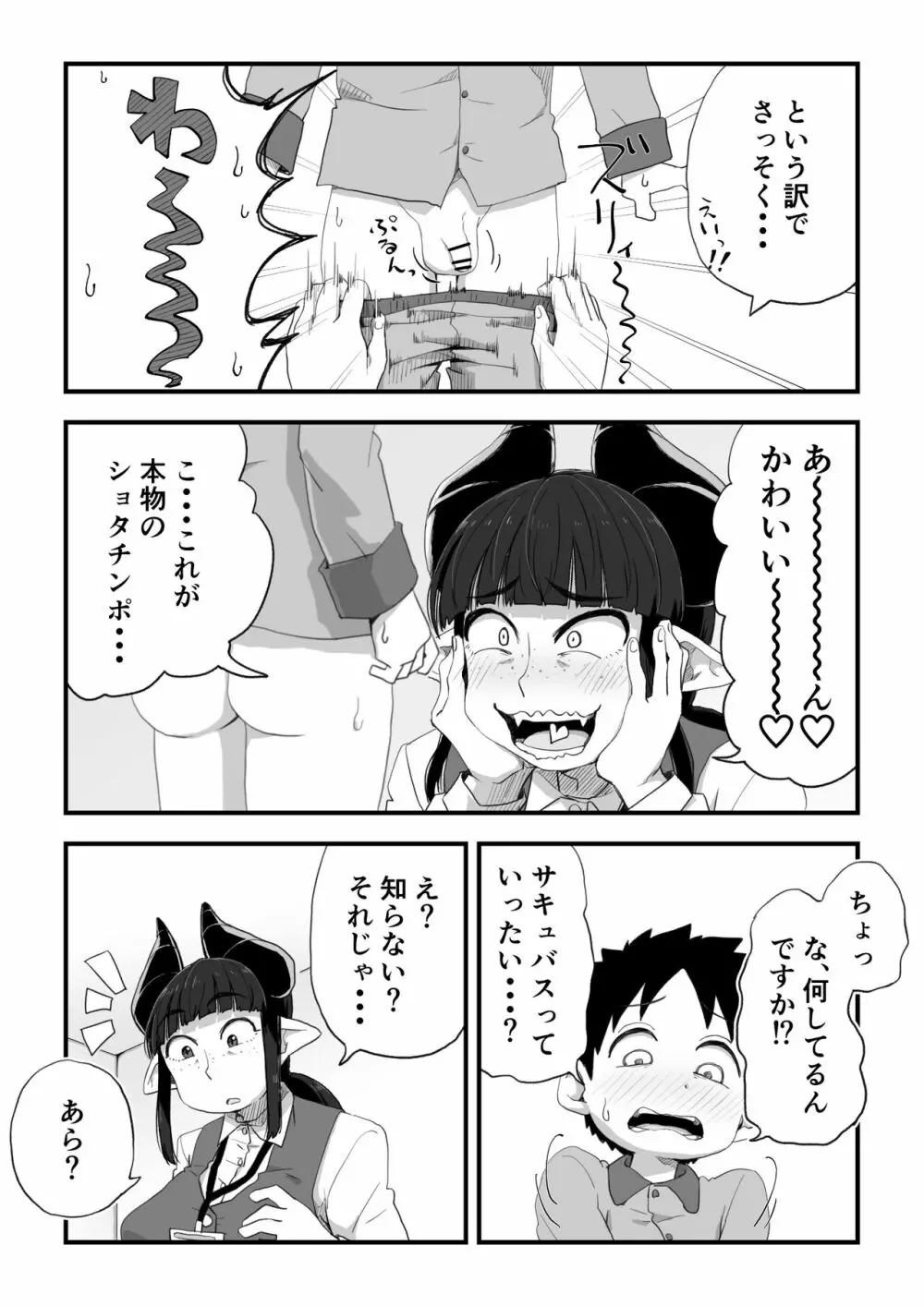 地味サキュバスさん～ショタコン喪女サキュバス初めての搾精業務～ - page11