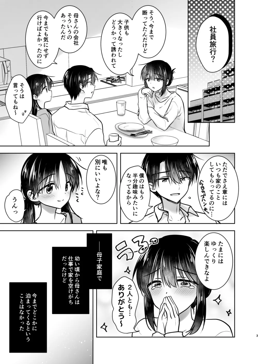 三日三晩、兄妹ふたりぐらし - page6