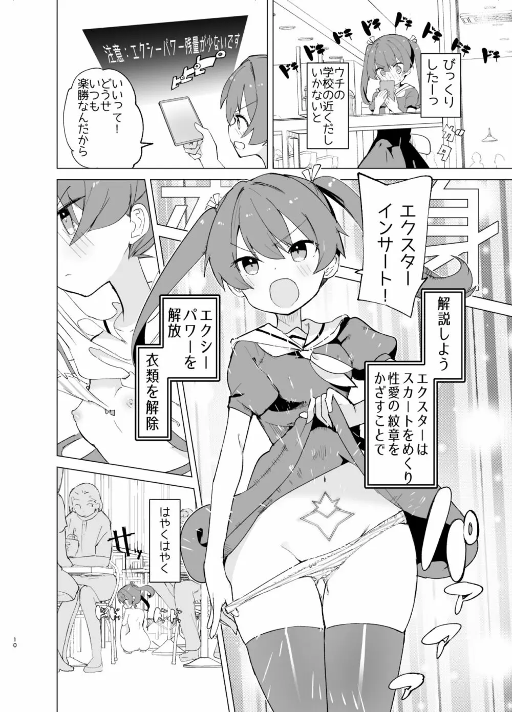 エクスター・アイリスさいみんかいじんにやぶれる! - page10