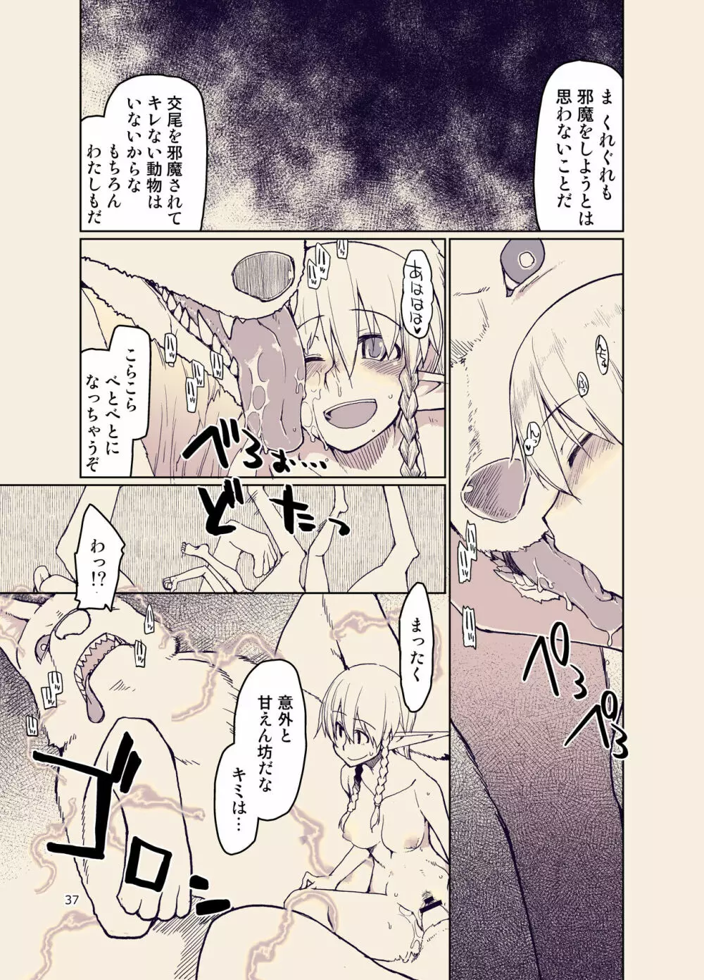 ドスケベエルフの異種姦日記 9 - page38