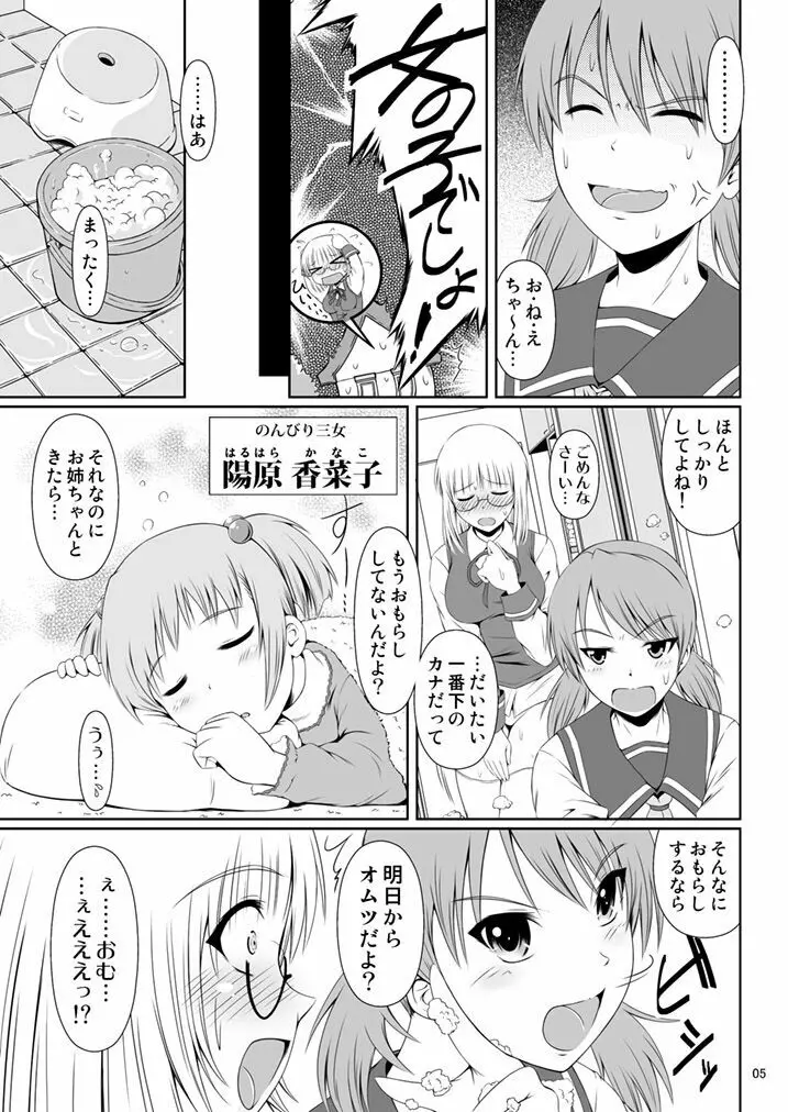 ナイショなの! -陽原家三姉妹物語- - page4