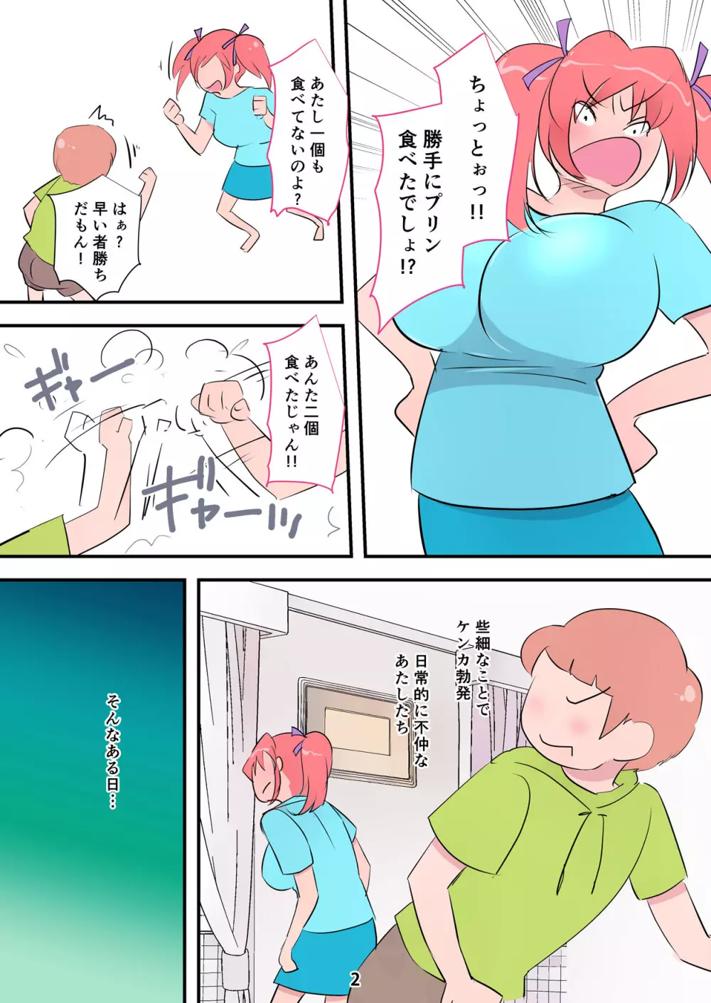 激しすぎるお姉ちゃんッ！ ～肉食お姉ちゃんに床ドンで食べられちゃう話～ - page2