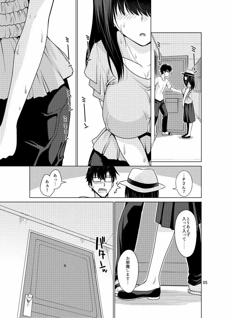 鷺沢文香はPにぐちょぐちょにされたい！ - page4