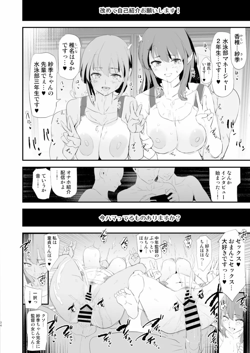 わたしたちのオナホ交換合宿・一日目と二日目！ - page34