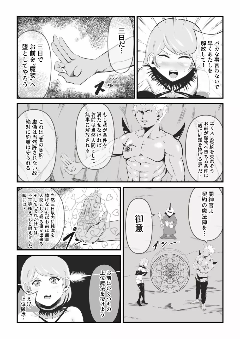 聖なる魔導士は魔の眷属に変貌する - page12