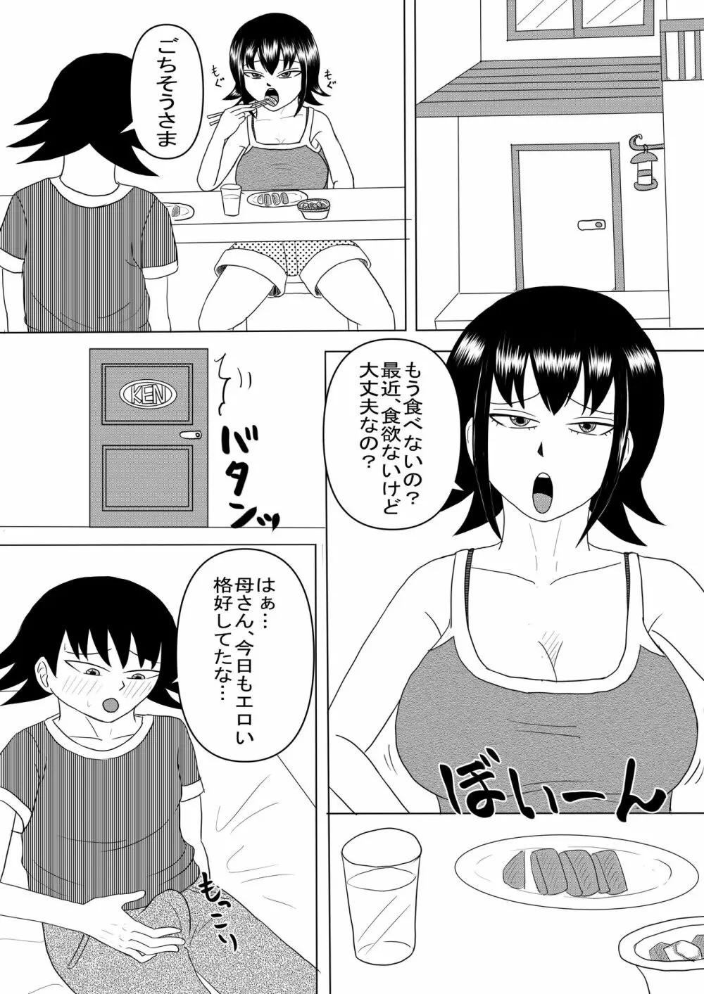 彼女と間違えて母さんに夜這い2 - page3