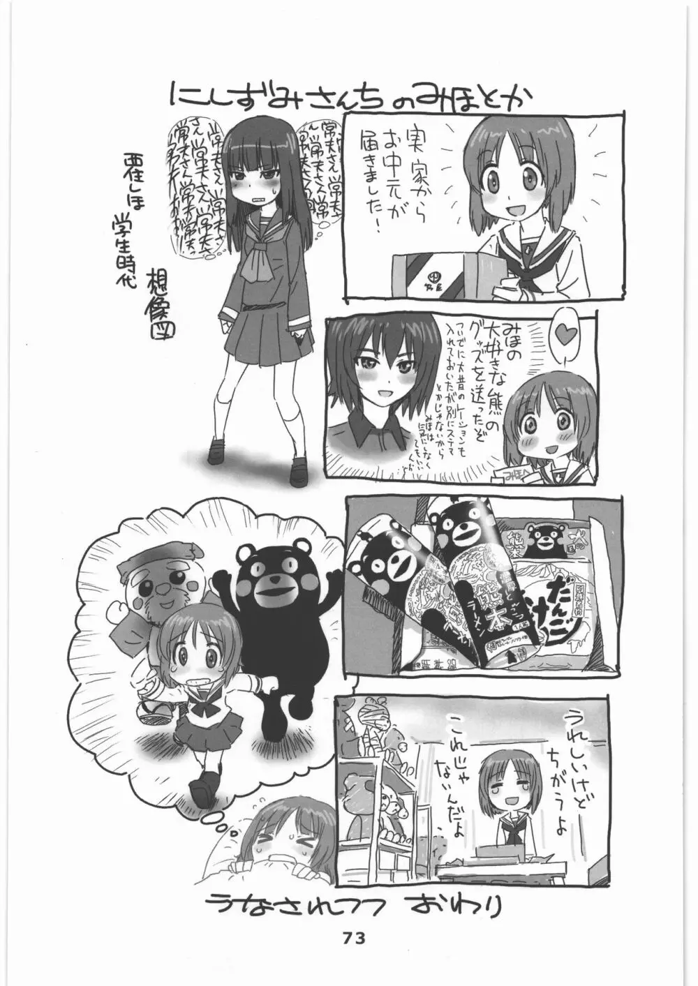 ガルパンのハードだったりソフトだったり色々描いたものを集めた本! - page72