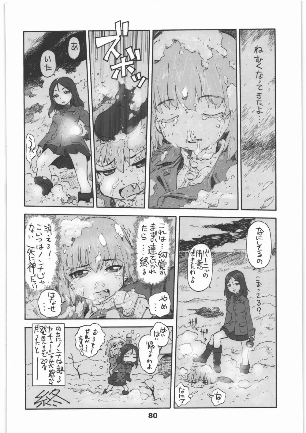 ガルパンのハードだったりソフトだったり色々描いたものを集めた本! - page79